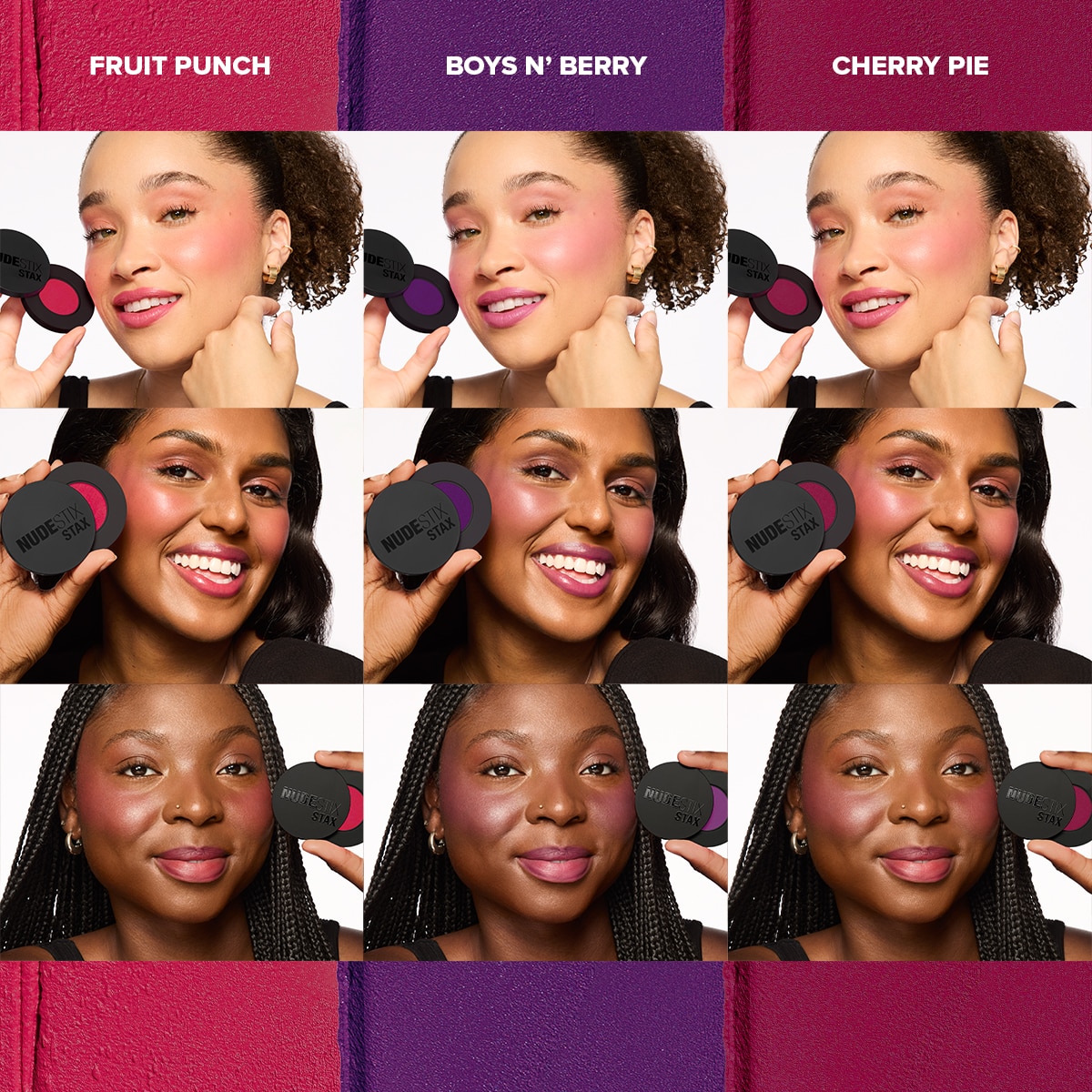 NUDESTIX STAX ALL OVER COLOR BLUSH BALM (RUBOR EN CREMA PARA ROSTRO)